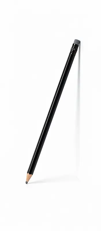 Lapiz Grafito Negro Con Goma