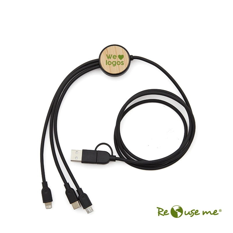 [99030777118] Cable 3 en 1 Bamboo