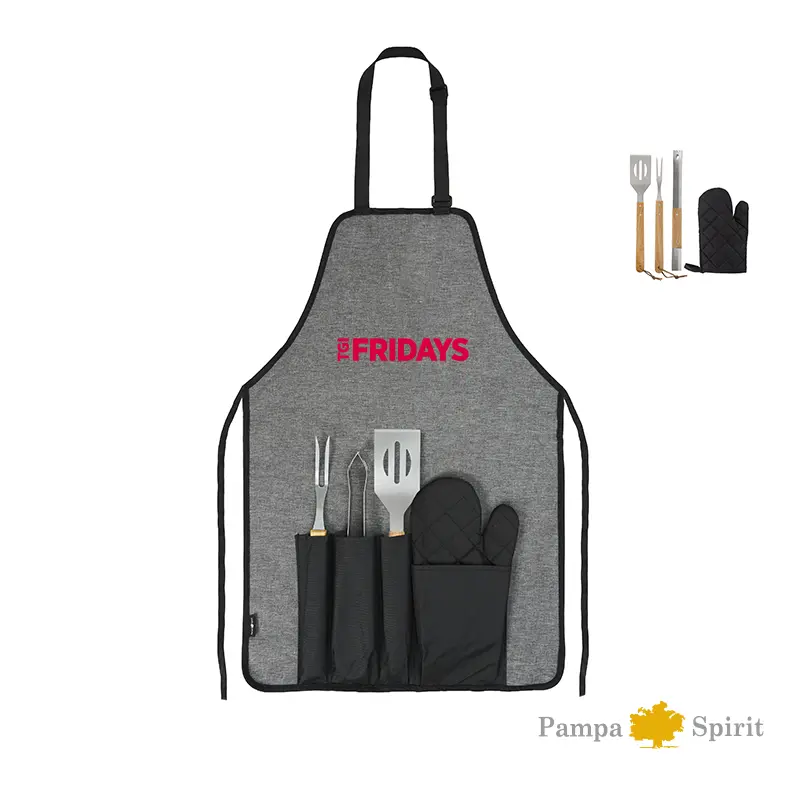 [99030777425] Set bbq Delantal Grill